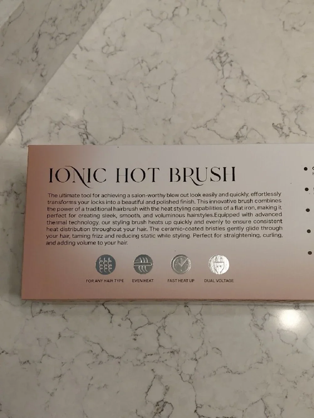 NEW Glam Style Ionic Hot Brush 1.5